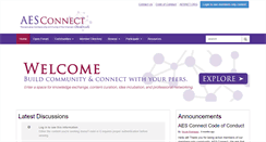 Desktop Screenshot of connect.aesnet.org